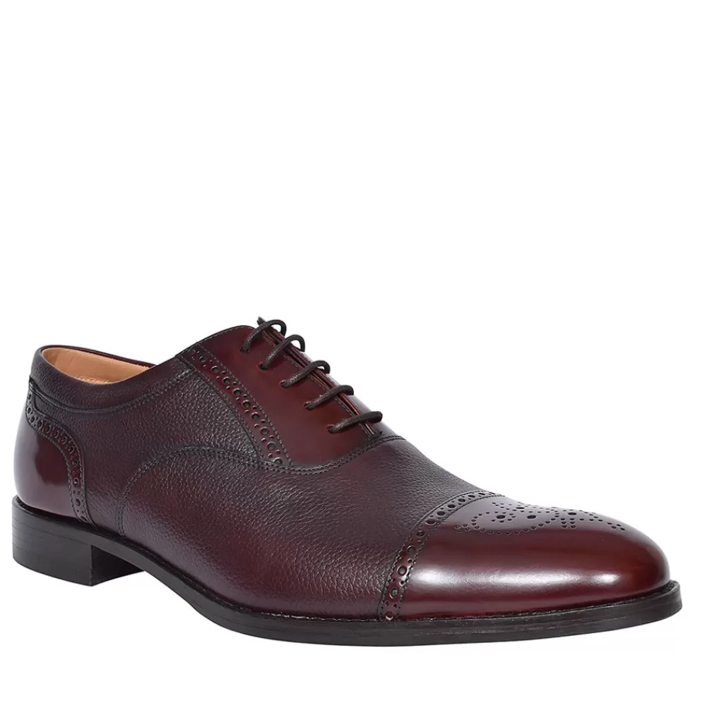 Mens LOAKE Woodstock Leather Brogue For Men In Red